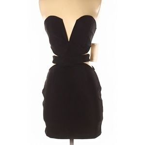 Black Cutout Mini Dress